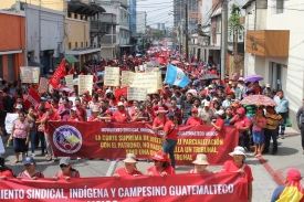 MSICG realiza fuerte movilizaci&oacute;n en la ciudad capital